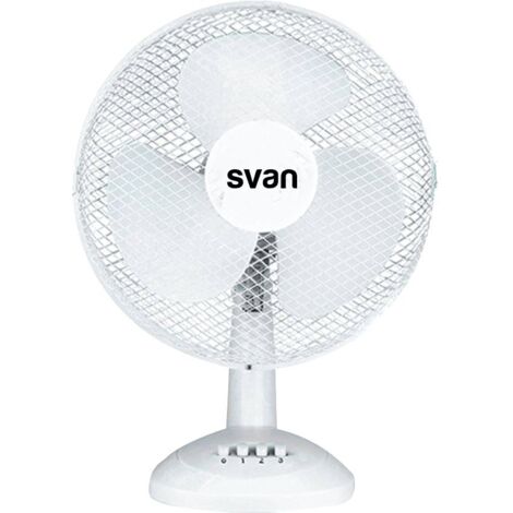 Ventilador de Sobremesa SVAN SVVE02120S   Blanco, 40 W