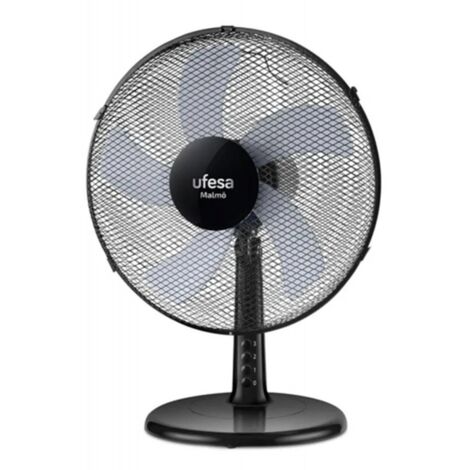 Ventilador de Sobremesa UFESA MALMO Negro Multicolor