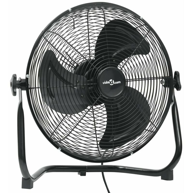

Happyshopping - Ventilador de suelo 3 velocidades negro 40 cm 40 W