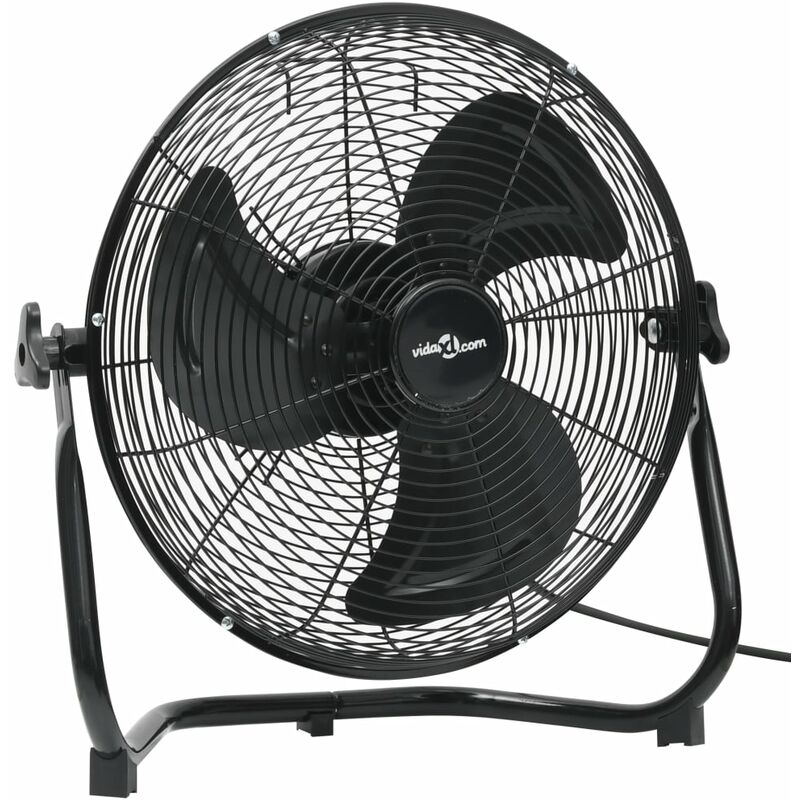 

Ventilador de suelo 3 velocidades negro 45 cm 60 W