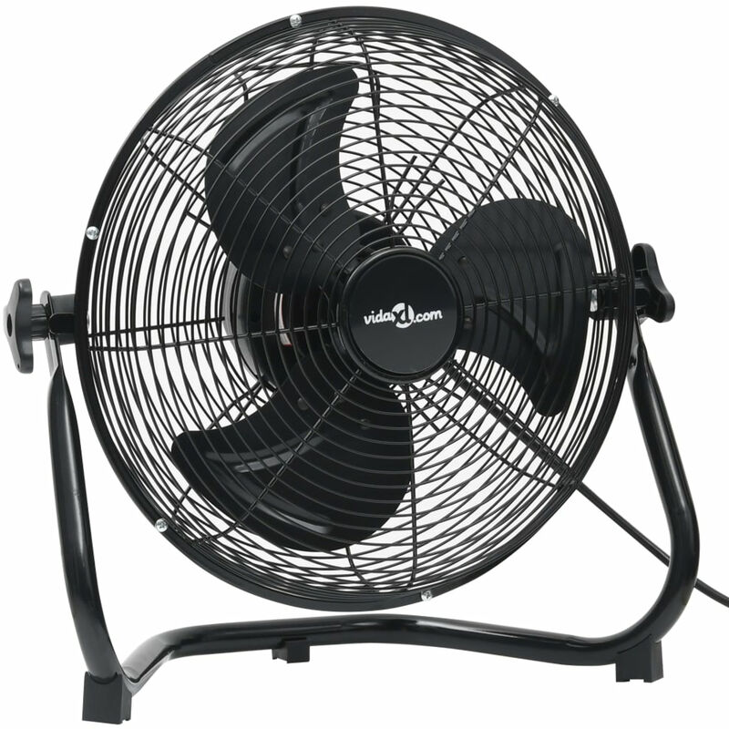 

Ventilador de suelo 3 velocidades negro 55 cm 100 W