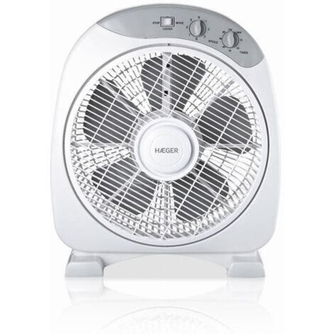 Ventilador de Suelo Haeger FF-012.004A Blanco 40 W