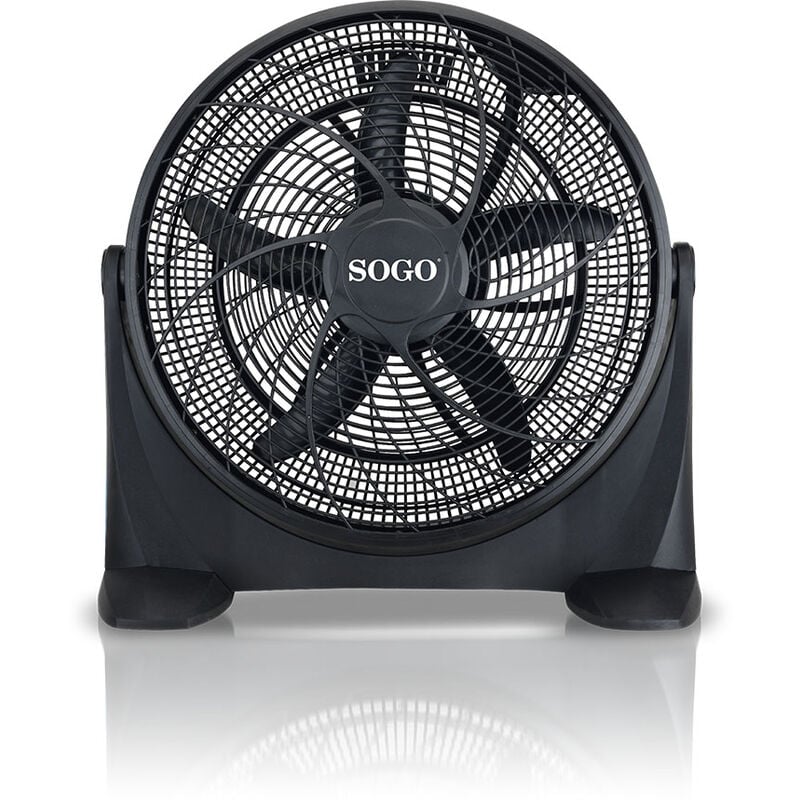 

Ventilador de Suelo Industrial Alta Potencia Gran Caudal Inclinación Ajustable 50CM - 125W