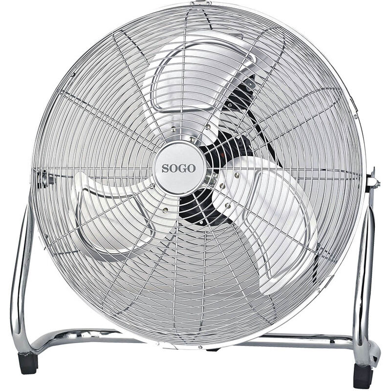 

Ventilador de Suelo Industrial Alta Potencia Gran Caudal Inclinación Ajustable 50CM - 170W