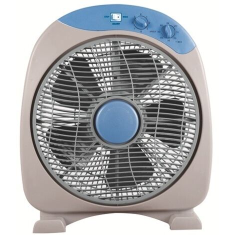 Ventilador de suelo MERCATOOLS Box Fan MT01466 — 40 W, 3 velocidades, color negro  Oferta exclusiva