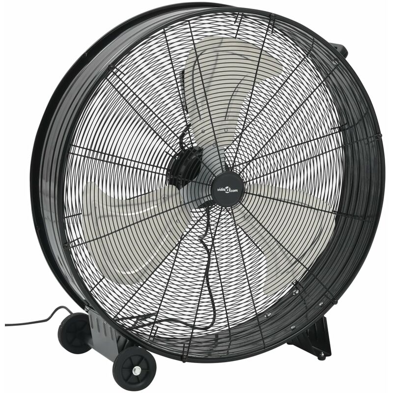 

Ventilador de tambor industrial negro 77 cm 180 W