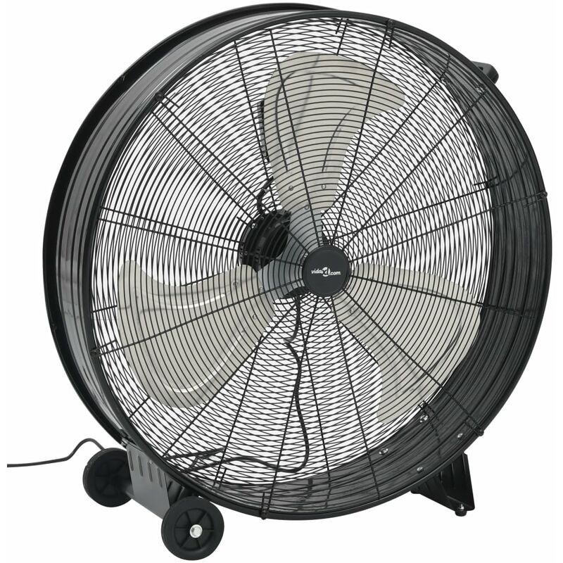 

Ventilador de tambor industrial negro 77 cm 180 W - Negro