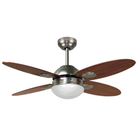 Ventilador de Techo 106cm BASTILIPO BERMEO NIQUEL 4752 Níquel 60