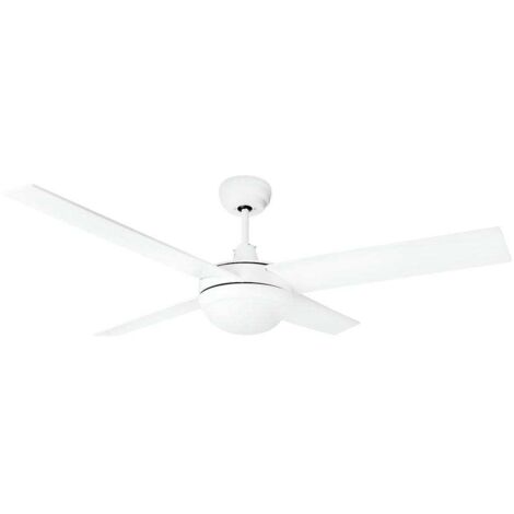 Ventilador de Techo Blanco DC con LED 4 Aspas 132cm