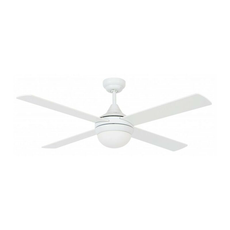 

Ventilador de techo blanco/haya con mando 132cm Siroco