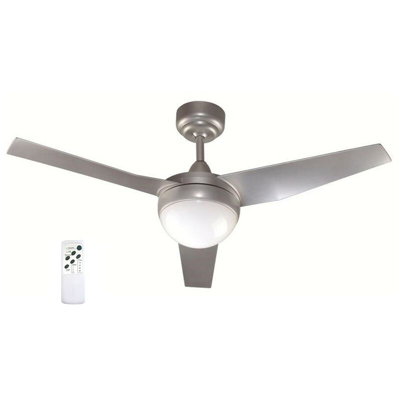 

Ventilador de techo con luz Capri | Plata