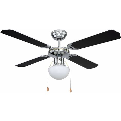 Ventilador de techo reversible con 50 W de potencia y 92 cm de color blanco  y naranja EnergySilence Aero 3600 Cecotec