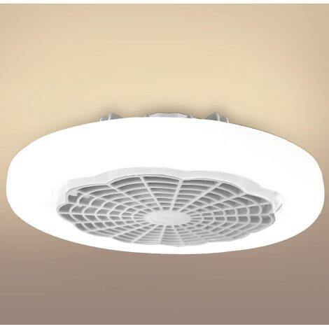 Ventilador de techo con control remoto y luz, ventilador de techo cerrado de 10 pulgadas, 3 colores, 3 velocidades.