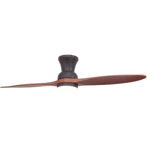 Ventilador de techo con dos palas y luz