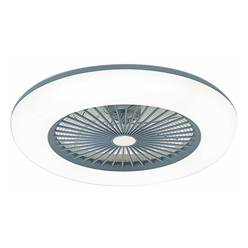 

Ventilador de techo, con iluminacion, ventilador ventilador de techo con luz LED, con mando a distancia, sin bateria,Gris, 110-120V