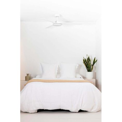Ventilador de techo con luz blanco BARTH 34260