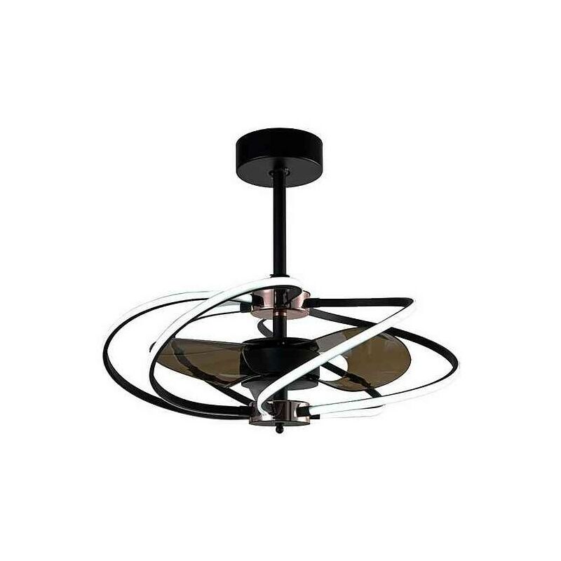 

Ventilador con motor DC led 3 temperaturas ALVIS marron AkunaDecor