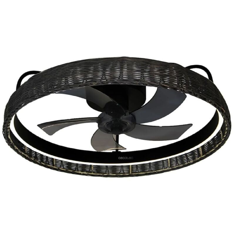 Ventilador de techo con luz EnergySilence LampAero 600 Black Design - Cecotec