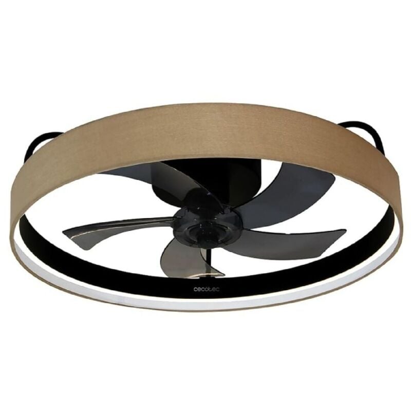 Ventilador de techo con luz EnergySilence LampAero 650 Beige Design - Cecotec