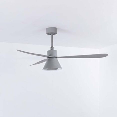 Ventilador de techo con luz gris Ø 132 cm AMELIA L CONE 33762-24