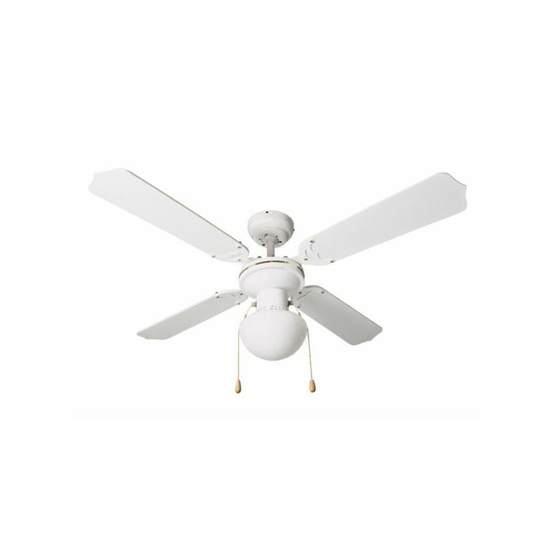 Habitex - Ventilador de techo con luz VTR-100 blanco - talla