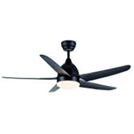 Ventilador de Techo con Luz Led 24w, Motor DC 60w Silencioso Negro