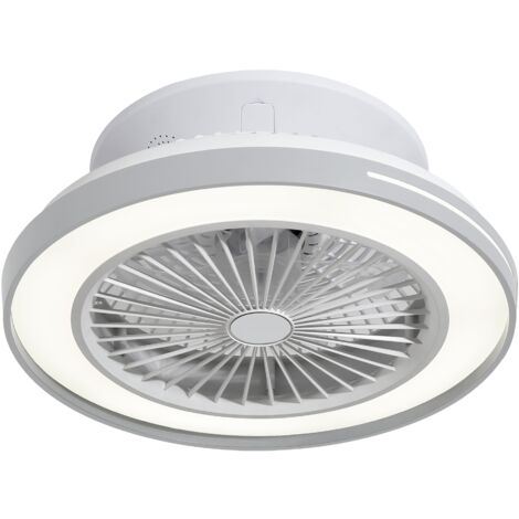 Ventilador de techo con luz LED y altavoces