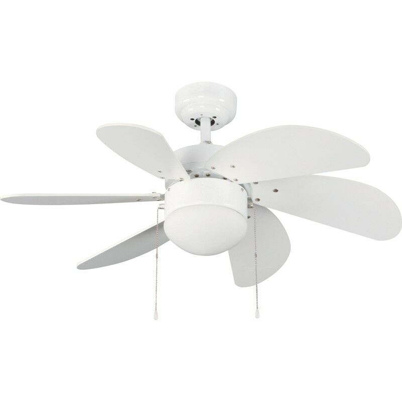 

Ventilador De Techo Con Luz Modelo Tabit Blanco