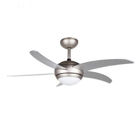 Ventilador de techo con luz Orbegozo CP 53132 A, 5 aspas, 3 velocidades, 112 cm de diámetro, mando a distancia, 55 W