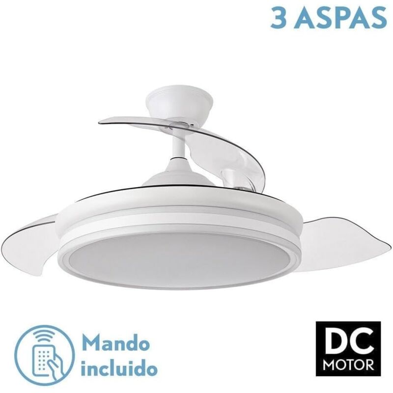 Ventilador de techo DC Bayomo regulable con mando a distancia 59W 6980lm blanco