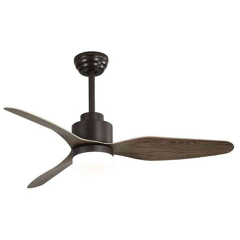 

Ventilador GERONA marron, LED18w , con mando a distancia con temporizador Fabrilamp