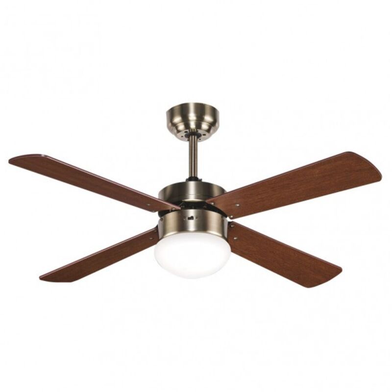 

Ventilador de techo con luz serie Tramontana color cerezo/nogal