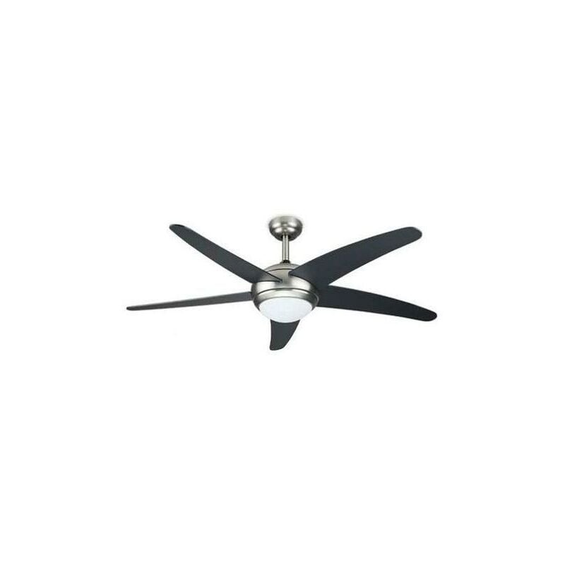 

GSC Ventilador techo con mando y luz negro 132cm