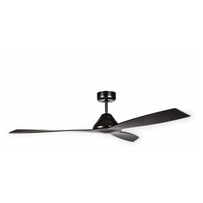 

Ventilador techo con mando 52' motor DC 3 aspas Negro mate GSC 300005005