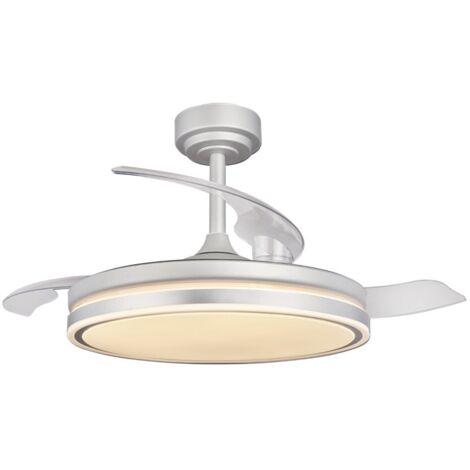 Ventilador de Techo CristalRecord RETRACT MOSS Gris 72 W