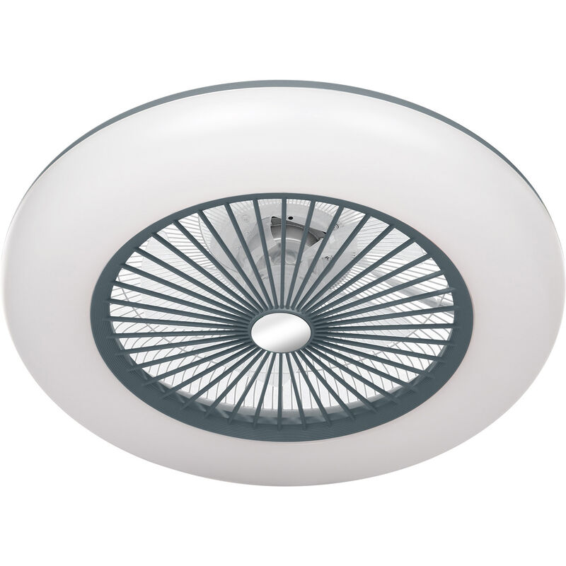 

Ventilador de techo de 180V-265V con iluminacion, ventilador de techo con luz LED, sin bateria,Gris