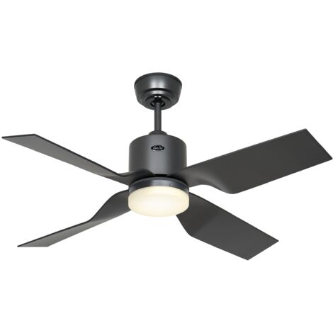 Ventilador de techo ECO VENTOS IP44 102 gris basalto WiFi con luz