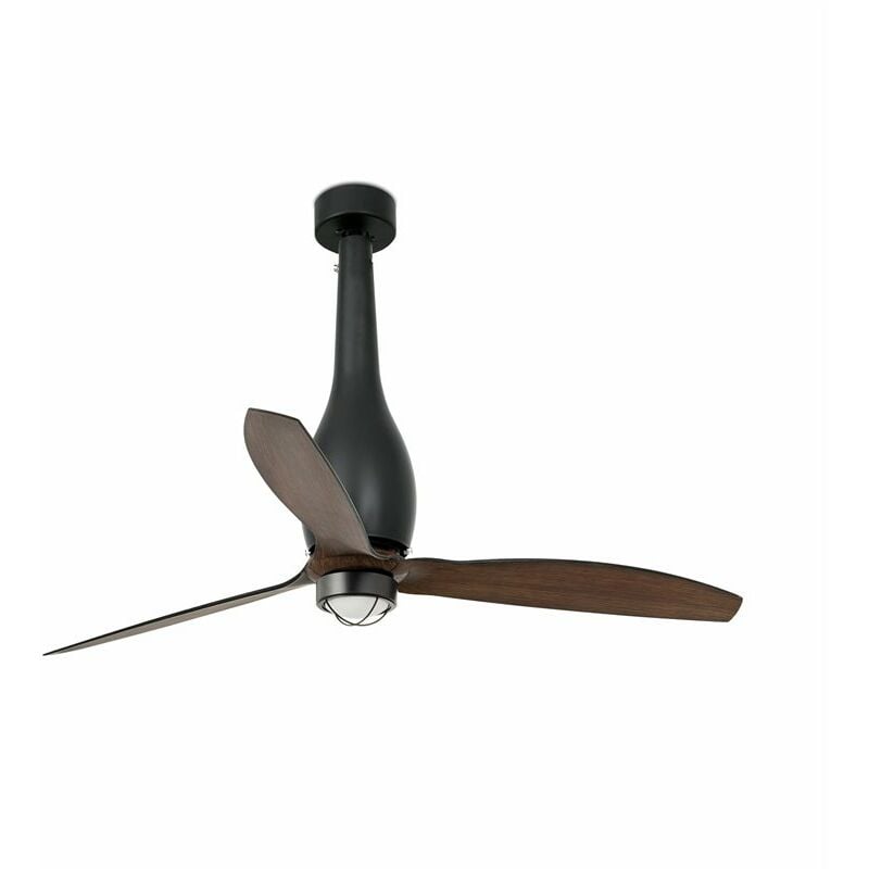 

Ventilador de techo Faro Barcelona 32004WP-10 ETERFAN led Smart fan Negro mate/Nogal