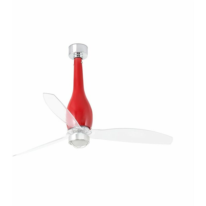 

Ventilador de techo Faro Barcelona 32005WP-9 ETERFAN led Smart fan Rojo brillo
