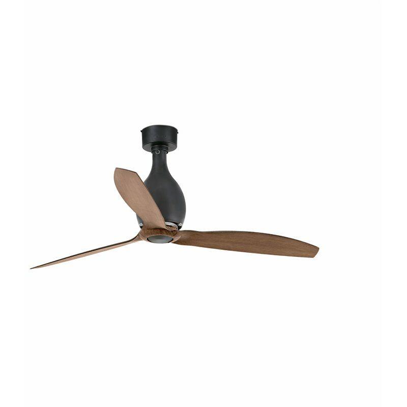 

Ventilador de techo Faro Barcelona 32028WP MINI ETERFAN Smart Fan Negro mate/Nogal