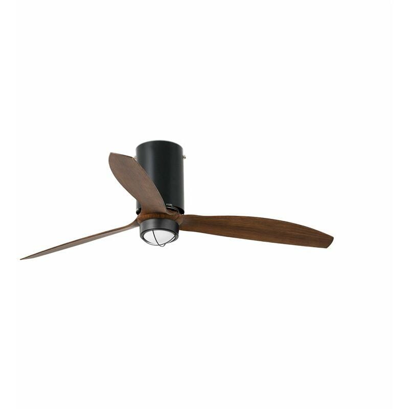 

Ventilador de techo Faro Barcelona 32042WP-10 MINI TUBE FAN LED Smart Fan Negro Mate/Caoba