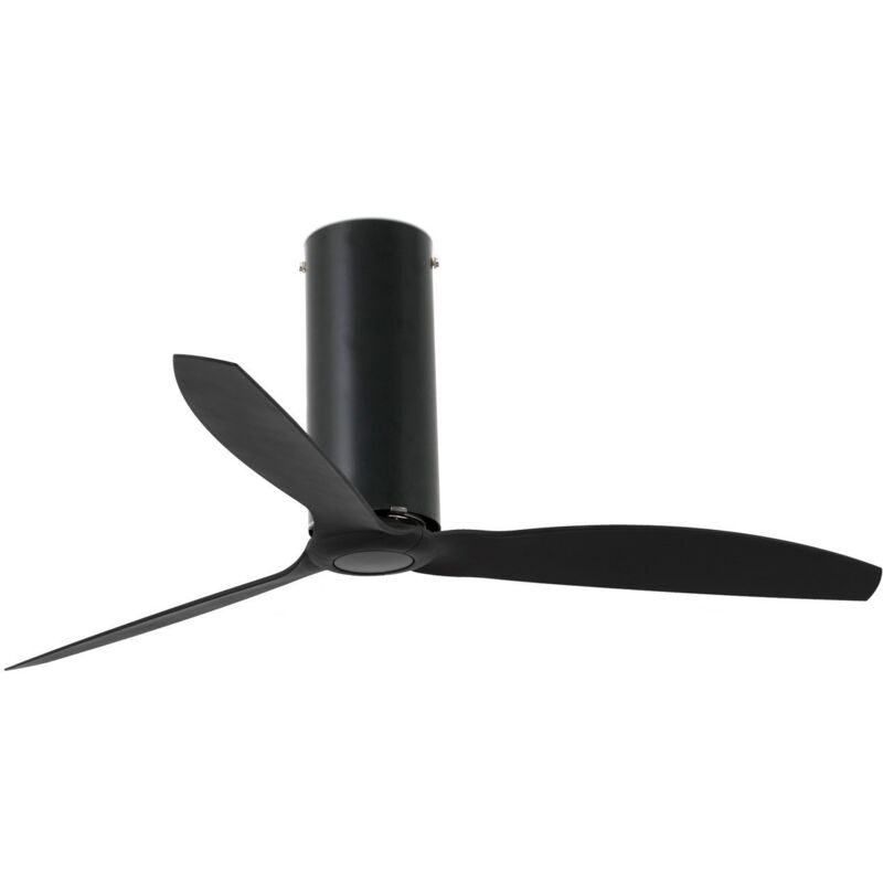 

Faro Barcelona - TUBE FAN Ventilador de techo negro mate sin luz - NEGRO MATE