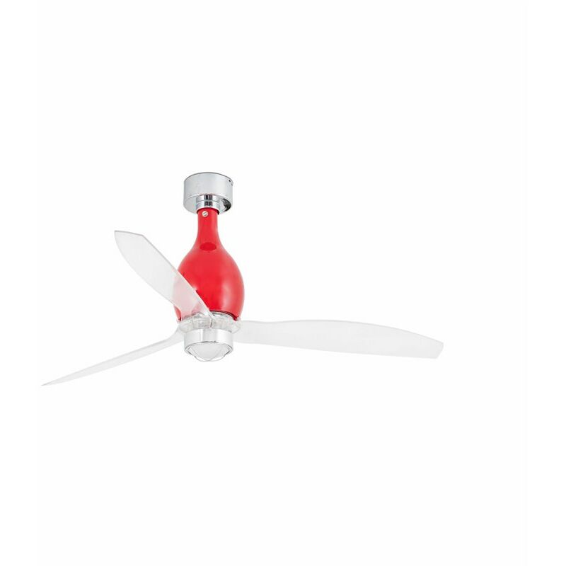 

Ventilador de techo Faro Barcelona 33029-9 MINI ETERFAN LED Rojo brillo