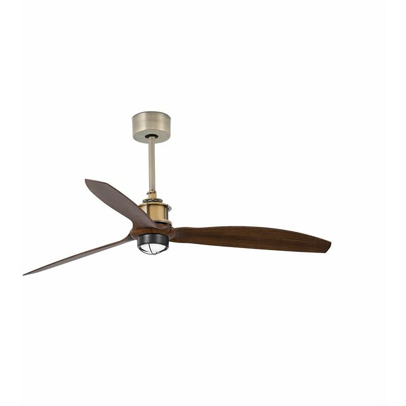 

Ventilador de techo Faro Barcelona 33398-10 JUSTFAN LED oro envejecido
