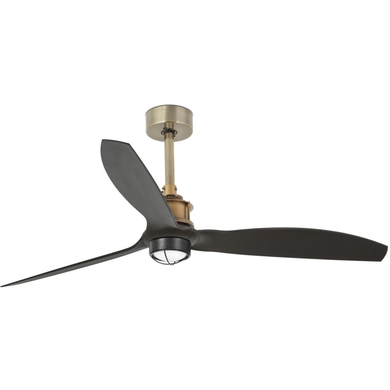 

Faro Barcelona - JUST FAN Ventilador de techo oro viejo/negro con luz - ORO VIEJO