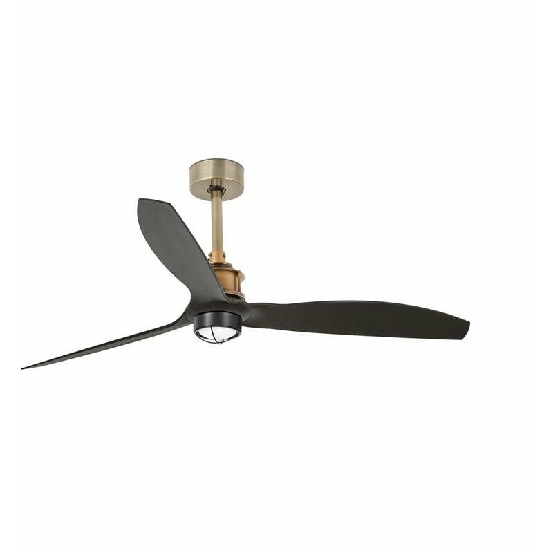 

Ventilador de techo Faro Barcelona 33417WP-10 JUSTFAN LED Smart Fan Oro envejecido