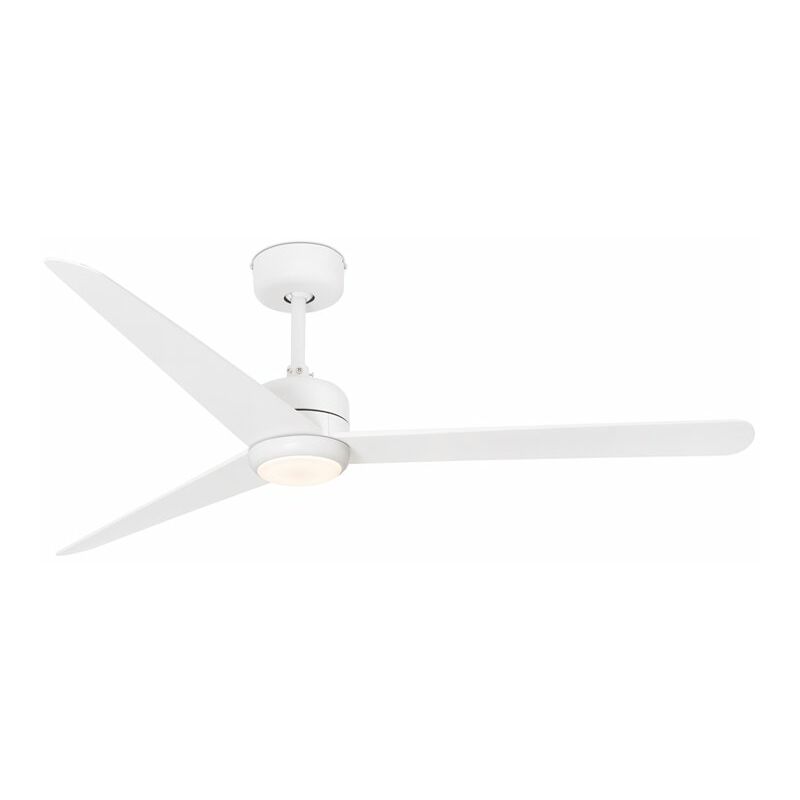 Ventilador de techo Faro Barcelona 33722 NU LED blanco con SIOUX Ventilador de techo blanco con motor DC – Faro