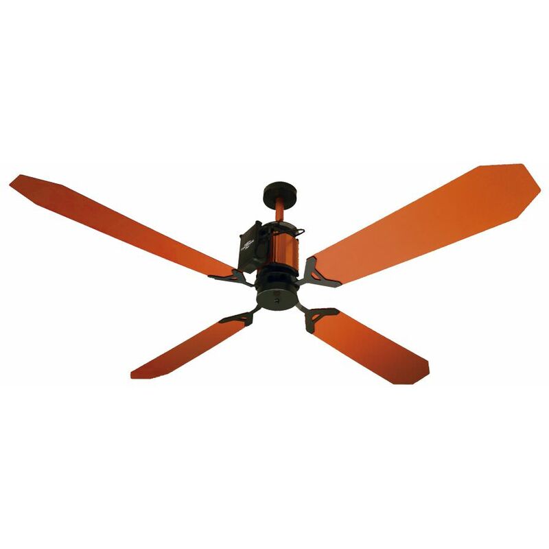 

Ventilador de techo naranja cm 152xh30 Razzetti FAN-GTA-03