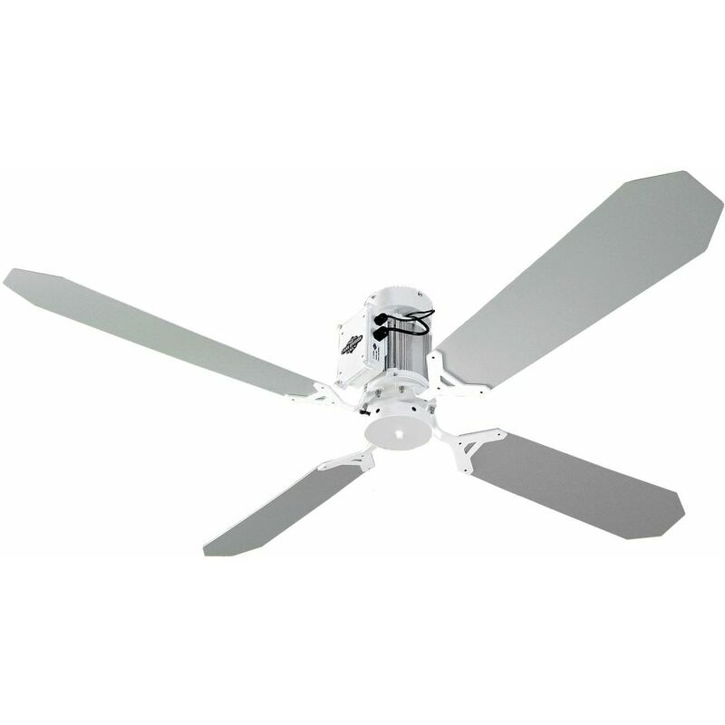 

Ventilador de techo gris y blanco cm 132xh30 Razzetti FAN-GTGB-01