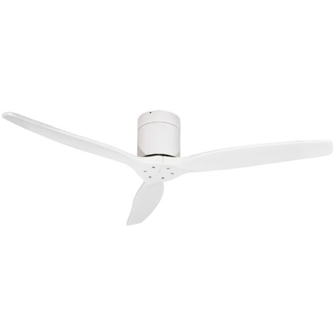 Ventilador de techo grande de color blanco